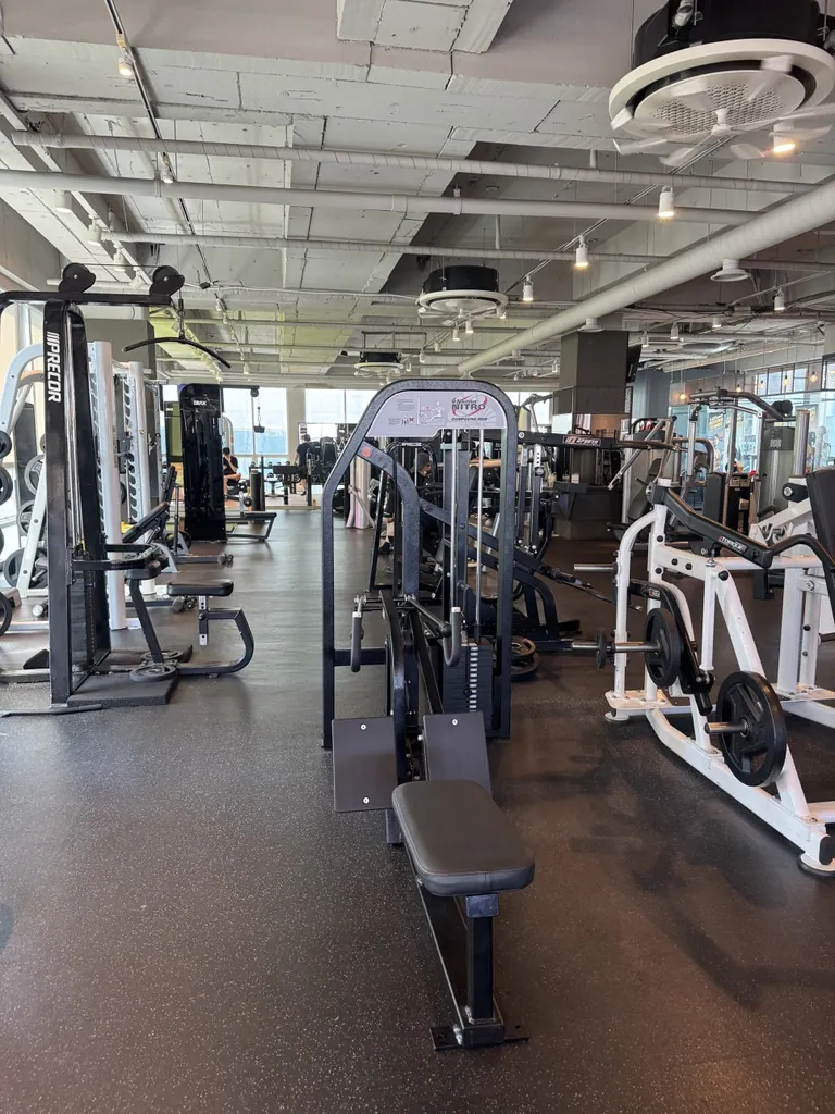 바디소나타 청라점 웨이트존 머신과 벤치